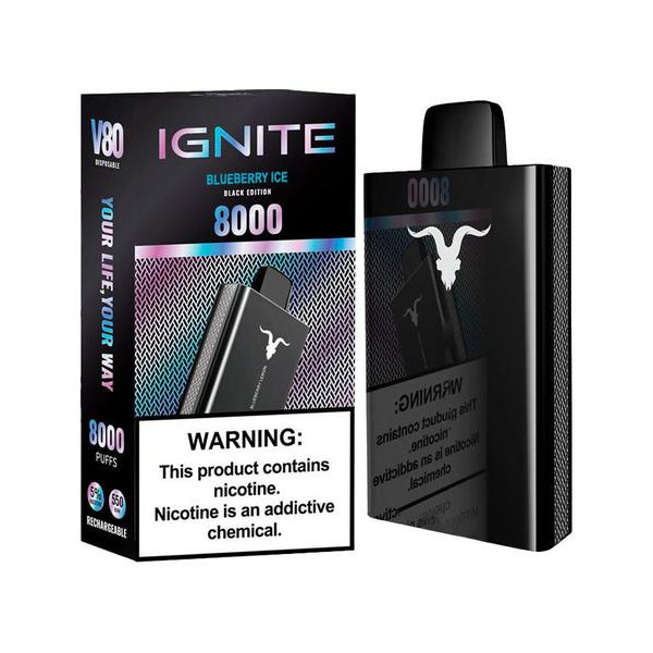 IGNITE V80 BLUEBERRY ICE