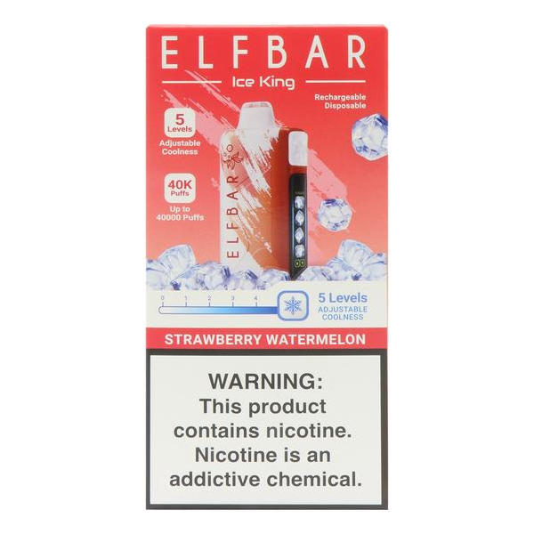 ELF BAR ICE KING 40K STRAWBERRY WATERMENLON
