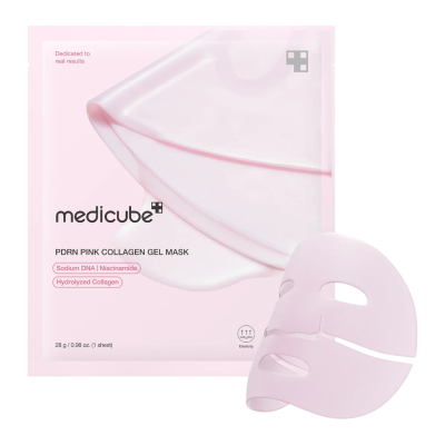 MASCARA FACIAL MEDICUBE PDRN PINK COLLAG GEL - 28G (4...