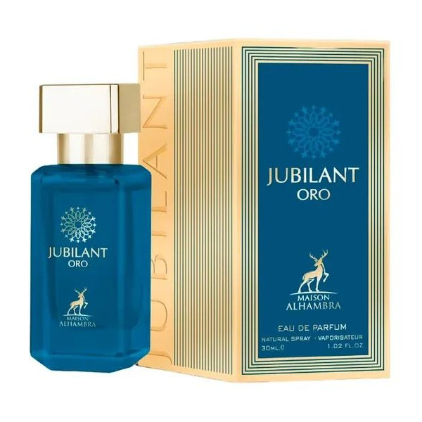 PERFUME MAISON ALHAMBRA JUBILANT ORO EAU DE PARFUM MASCULINO 30ML