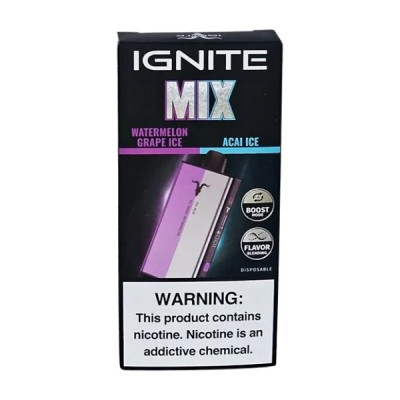 IGNITE 40K MIX ACAI ICE + WATERMELON GRAPE ICE