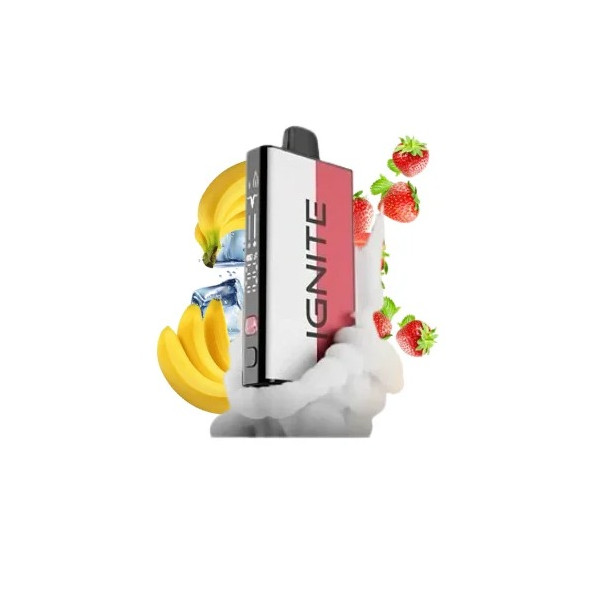 IGNITE 40K MIX BANANA ICE + STRAWBERRY ICE