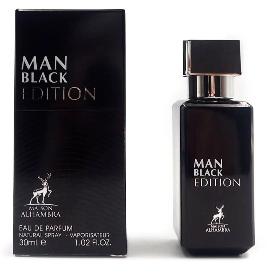 PERFUME MAISON ALHAMBRA MAN BLACK EDITION EAU D PARFUM MASCULINO 30ML