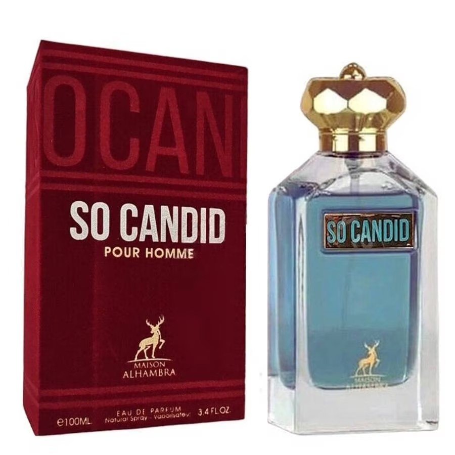 PERFUME MAISON ALHAMBRA SO CANDID POUR HOMME EAU DE PARFUM MASC.100ML