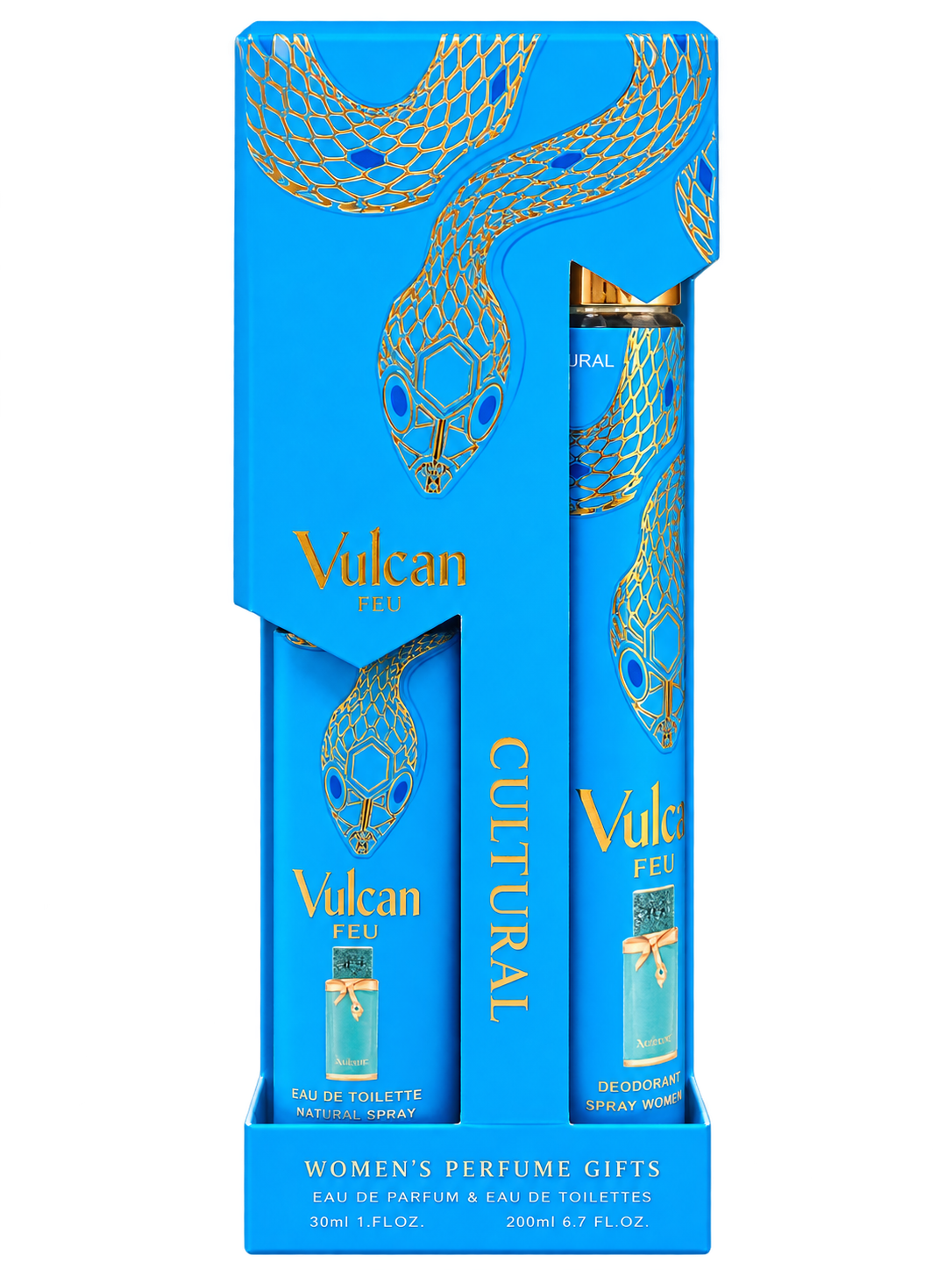 KIT PERFUME FRENCH AVENUE VULCAN FEU 35ML + CREMA DE MANO 30ML