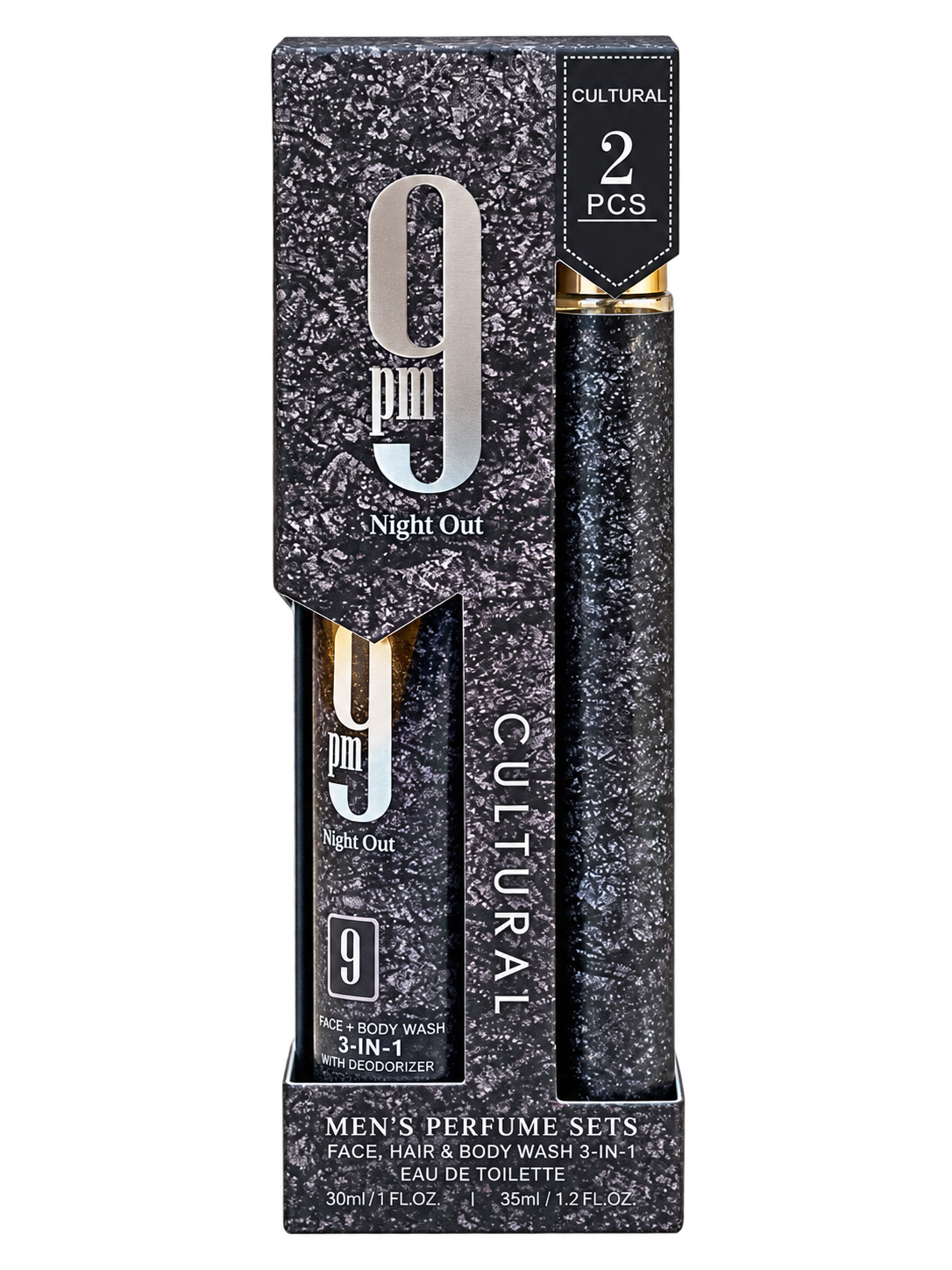 KIT PERFUME AFNAN 9PM NIGHT OUT 35ML + CREMA DE MANO 30ML