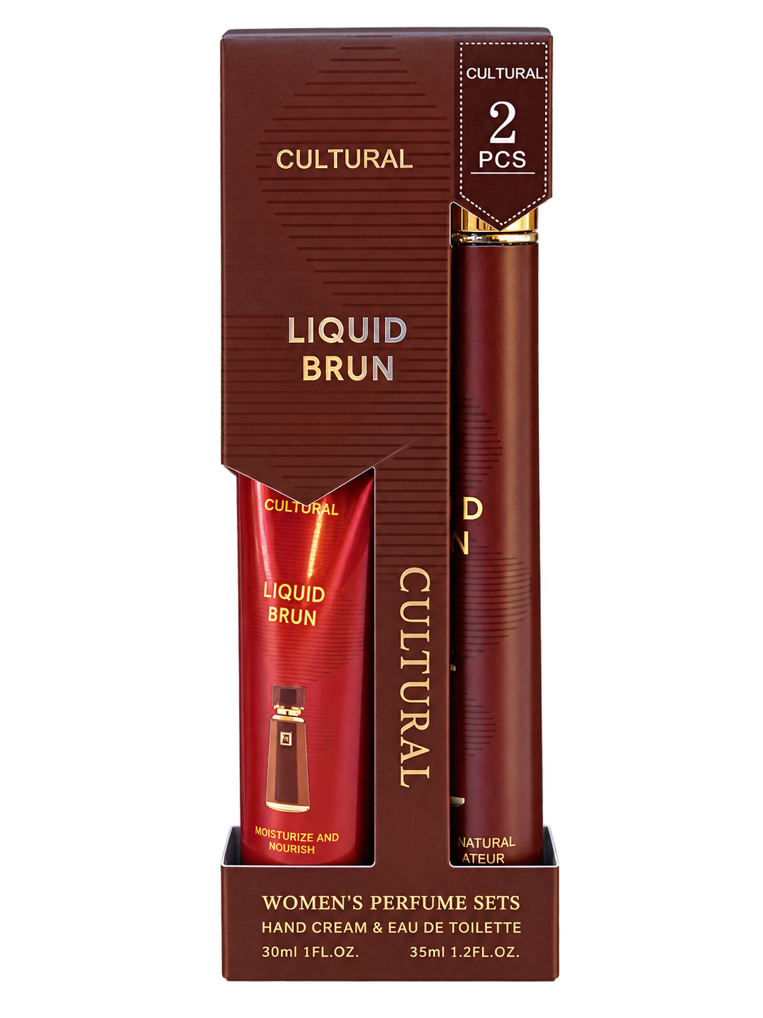 KIT PERFUME FRENCH AVENUE LIQUID BRUN 35ML + CREMA DE MANO 30ML