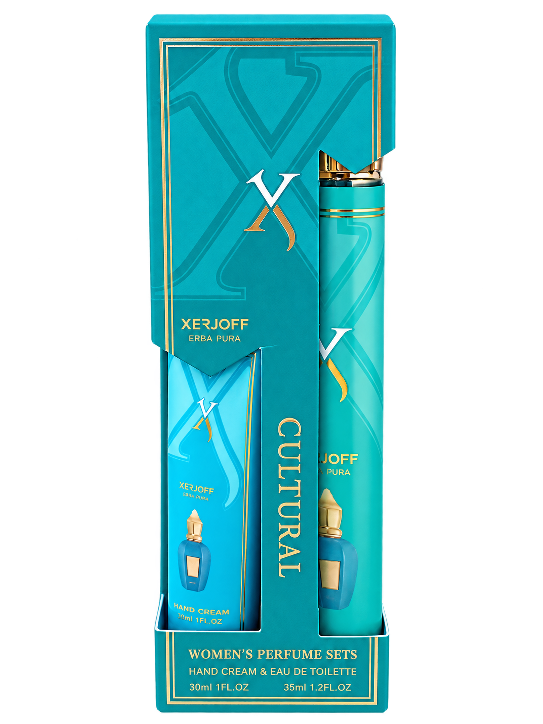 KIT PERFUME XERJOFF ERBA PURA 35ML + CREMA DE MANO 30ML