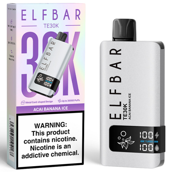 ELF BAR TE 30K ACAI BANANA ICE