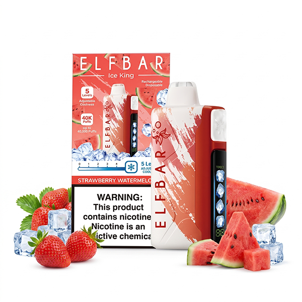 ELF BAR ICE KING 40K STRAWBERRY WATERMENLON