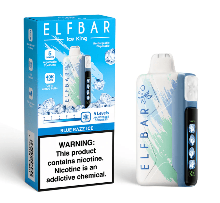 ELF BAR ICE KING 40K BLUE RAZZ ICE
