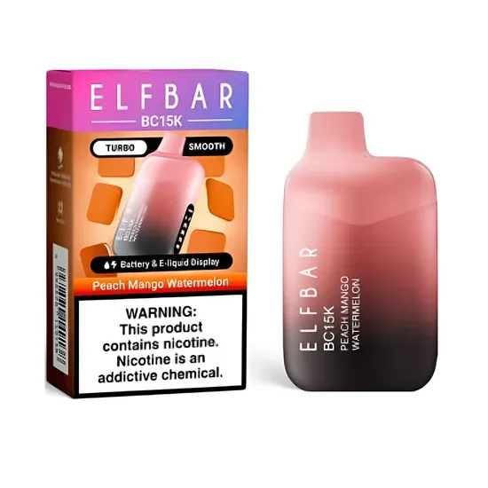 ELF BAR BC 15K PEACH MANGO WATERMELON